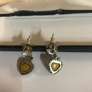 Betsey Johnson Jewelry - Betsey Johnson heart shaped earrings Betsey Johnson Jewelry - Betsey Johnson heart shaped earrings